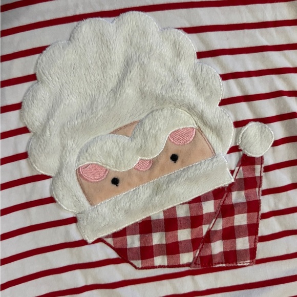Red and White Striped Santa Dress/Tunic - Picture 2 of 2